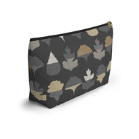 Frond Accessory Pouch w T-bottom in Black